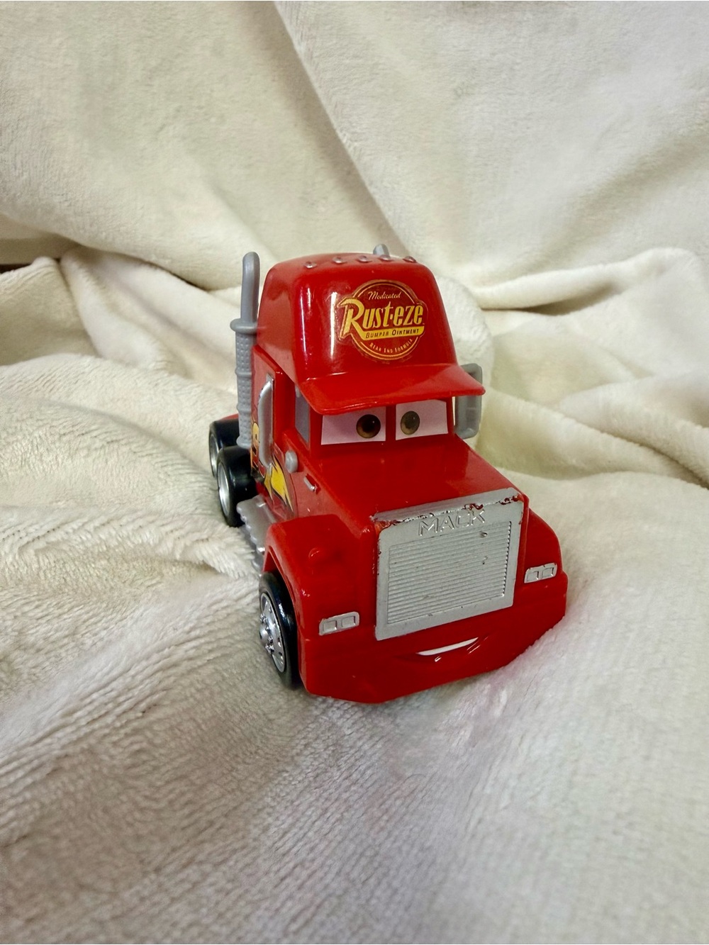 Rust-eze Red Mack Truck Toy - Licensed Character Truck